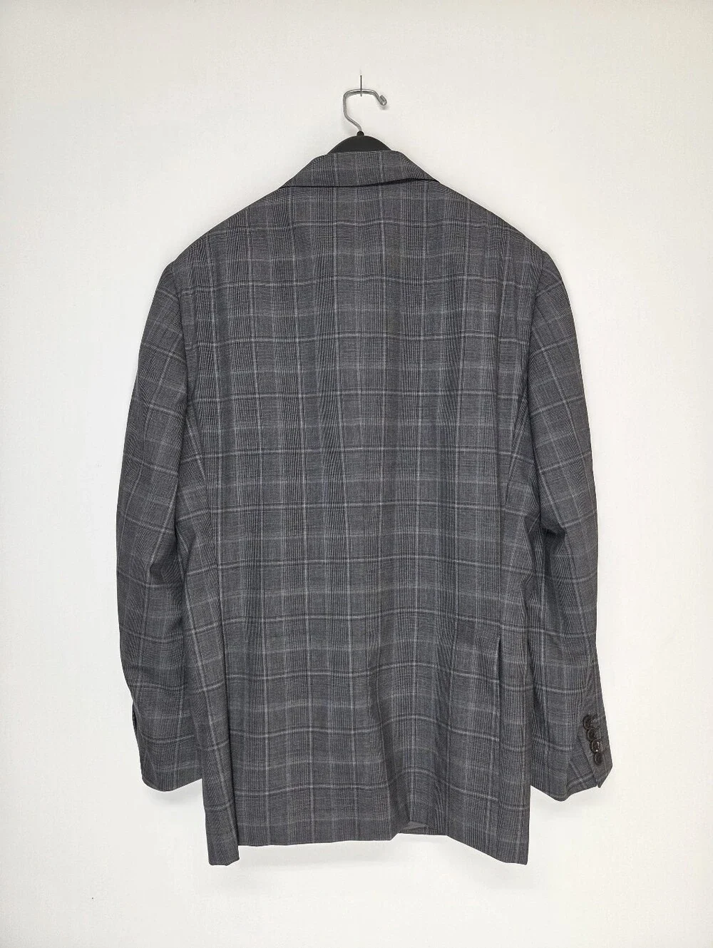 Canali 1934 Gray Glen Plaid 2-Piece Suit 42R(EU 56R) 36W Made in Italy 100% Wool